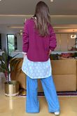 Made in Italy Conrad Body Skim Knit Jumper Beetroot